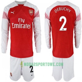 Koszulka Arsenal Hector Bellerin 2 Dziecięcy Domowe Stroje Piłkarskie 2018-2019 Długi Rękaw